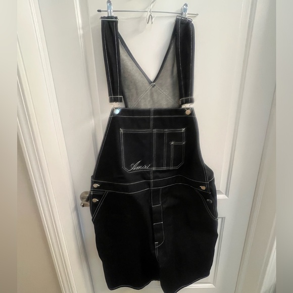 Amiri short denim overall outfit - Picture 1 of 14